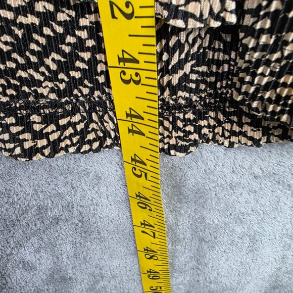 Womans Connected Black & Beige Animal Print Open Cardigan Plus Size 34W - Picture 7 of 8